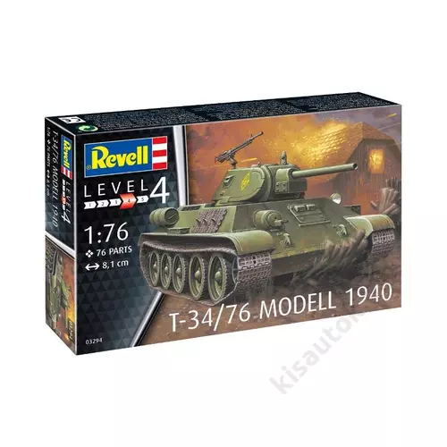 Revell 1:76 T-34/76 Modell 1940 tank makett