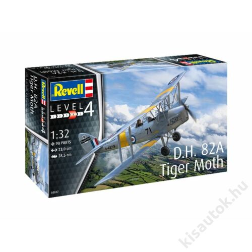 Revell 1:32 D.H. 82A Tiger Moth repülő makett