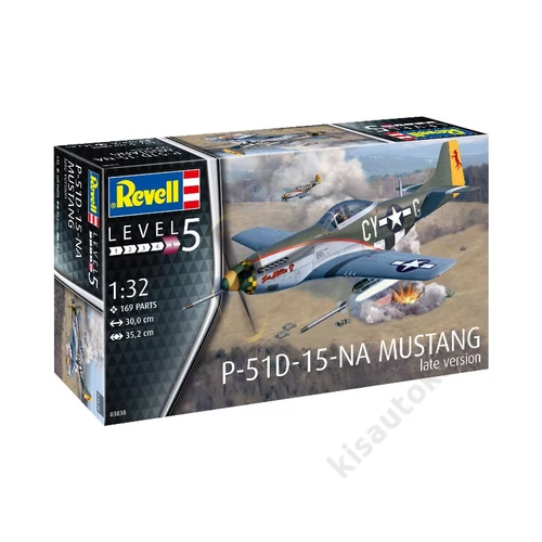 Revell 1:32 P-51D-15-NA Mustang (late version) repülő makett