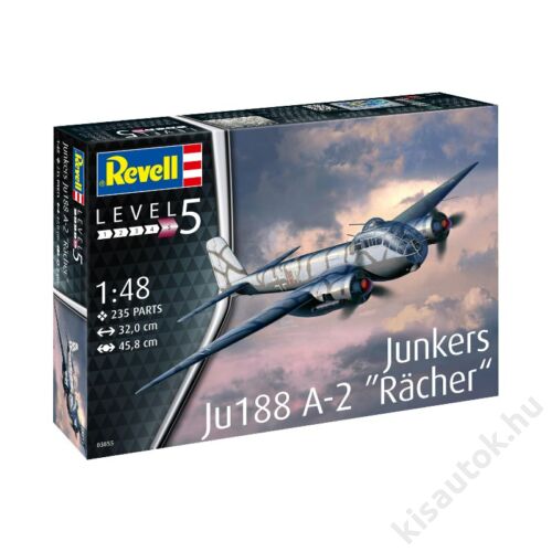 Revell 1:48 Junkers Ju188 A-1 Racher repülő makett