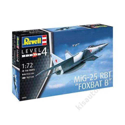 Revell 1:72 MiG-25 RBT "Foxbat B" repülő makett