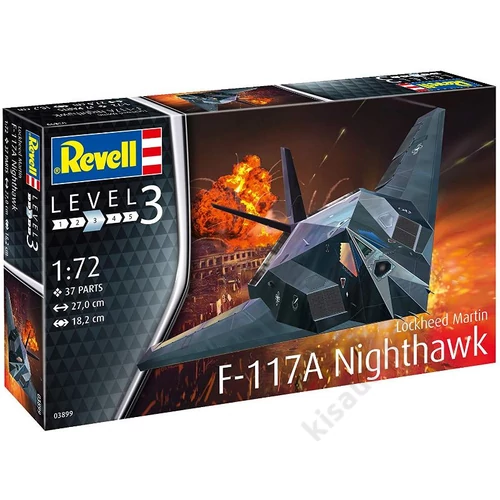 REV-3899 Revell 1:72 Lockheed Martin F-117A Nighthawk