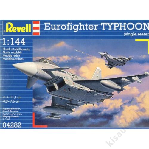 Revell 1:144 Eurofighter Typhoon (single seater) repülő makett