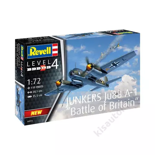 Revell 1:72 Junkers Ju 88 A-1 Battle of Britain repülő makett