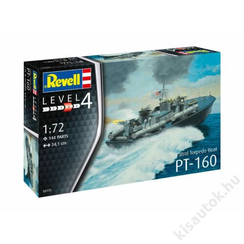 Revell 1:72 PT-160 Patrol Torpedo Boat hajó makett
