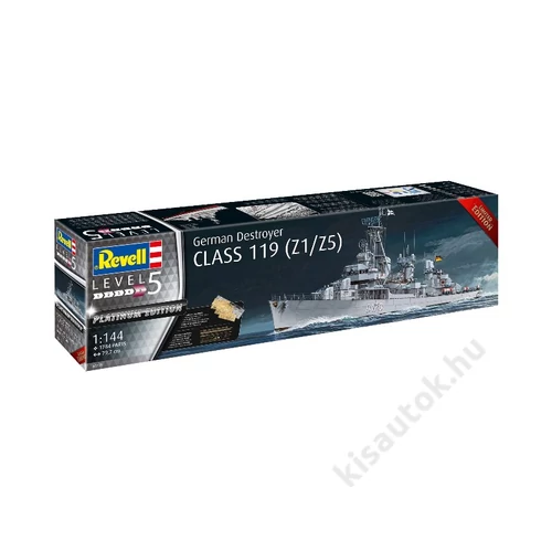 Revell 1:144 Class 119 (Z1/Z5) German Destroyer Limited Platinum Edition