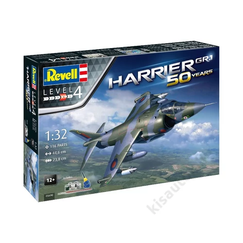 REV-5690 Revell 1:32 Harrier GR.1 50 Years Gift SET