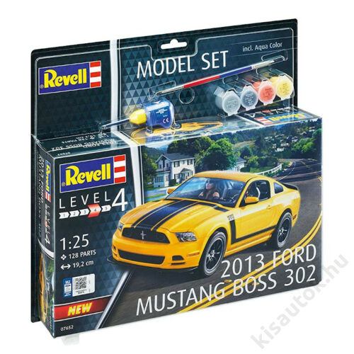 Revell 1:25 2013 Ford Mustang Boss 302 SET makett autó