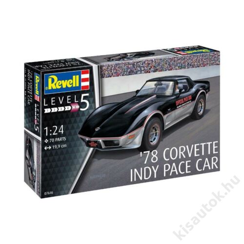 Revell 1:24 '78 Corvette Indy Pace Car autó makett