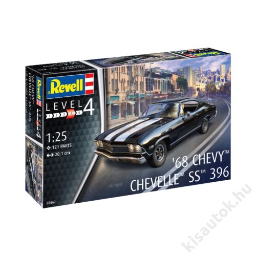Revell 1:25 '68 Chevy Chevelle SS 396 autó makett