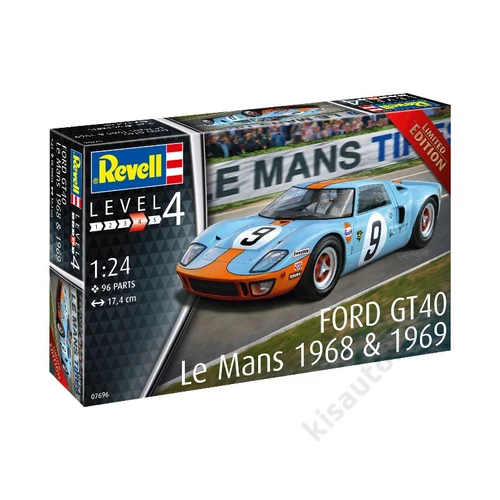 Revell 1:24 Ford GT40 Le Mans 1968 & 1969 Limited Edition autó makett