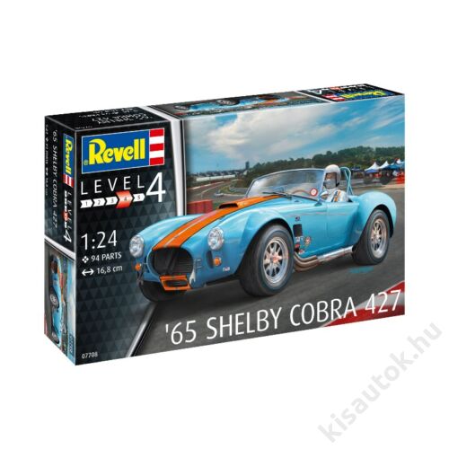 Revell 1:24 '65 Shelby Cobra 427 autó makett