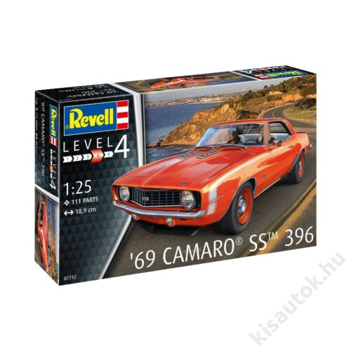 Revell 1:25 '69 Camaro SS 396 autó makett