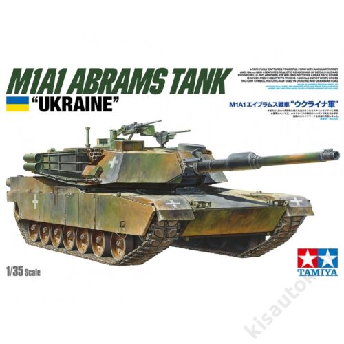 Tamiya 1:35 M1A1 Abrams Ukraine tank makett