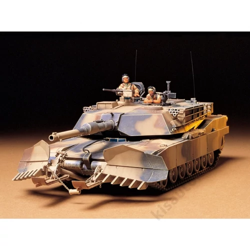 Tamiya 1:35 US MBT M1A1 Abrams w/Mine Plow tank makett