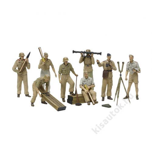 Tamiya 1:35 Africa Luftwaffe Art Crew figurakészlet makett