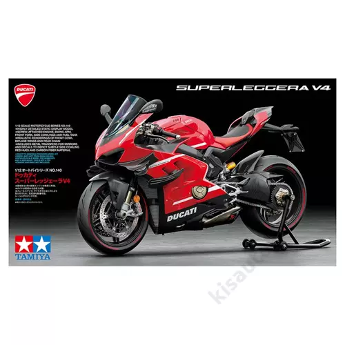Tamiya 1:12 Ducati Superleggera V4 motor makett