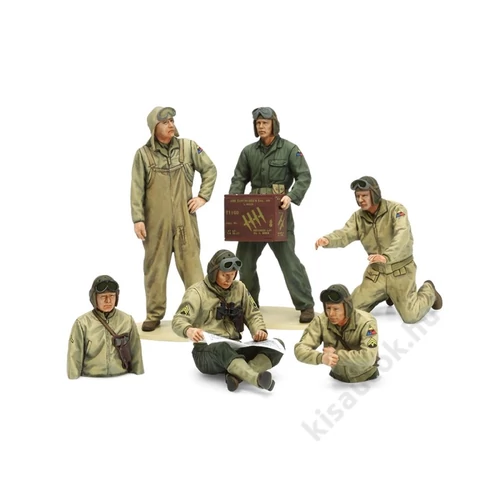 Tamiya 1:35 US Tank Crew Euro Theater figurakészlet makett