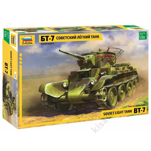 Zvezda 1:35 BT-7 Soviet Light Tank