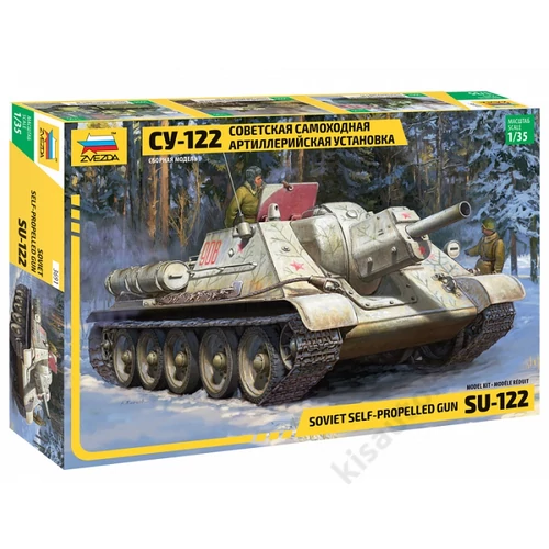 Zvezda 1:35 SU-122 Soviet Self-Propelled Gun