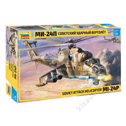 Zvezda 1:48 Soviet Attack Helicopter Mi-24P