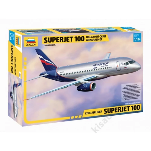 Zvezda 1:144 Civil Airliner Superjet 100
