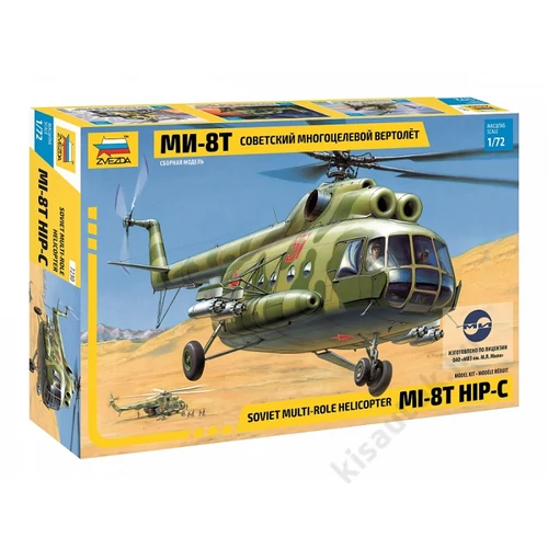 Zvezda 1:72 Mi-8T Hip-C Soviet Multi-Role Helicopter