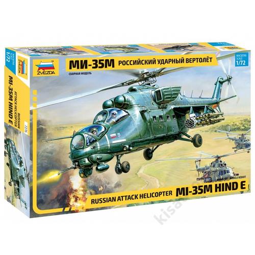 Zvezda 1:72 Russian Attack Helicopter Mi-35M Hind E
