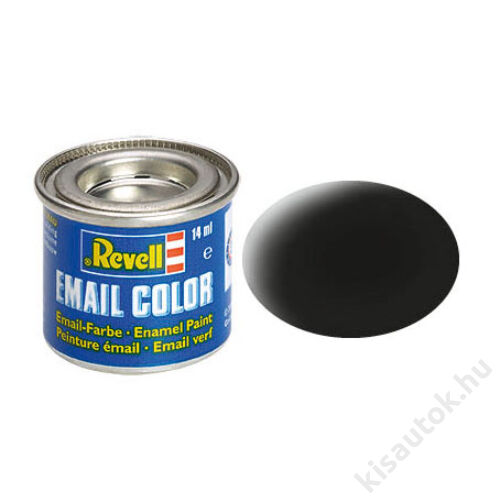 Revell 008 Fekete RAL 9011 matt olajbázisú olajbázisú makett festék
