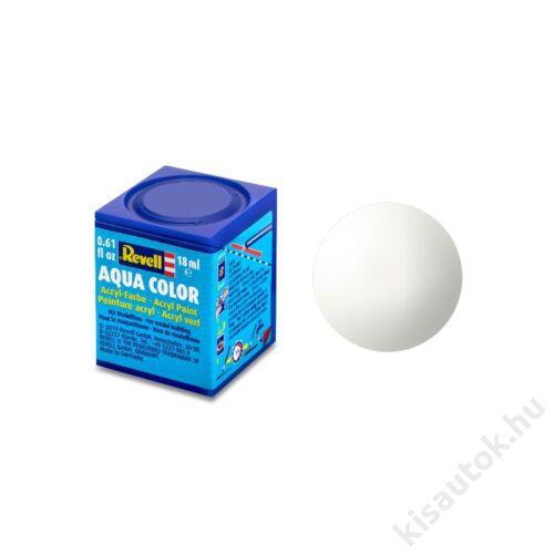 Revell Aqua 004 Fehér RAL 9010 fényes vízbázisú makett festék