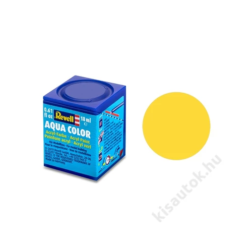 REV-36115 Revell Aqua 015 Sárga RAL 1017 matt vízbázisú makett festék