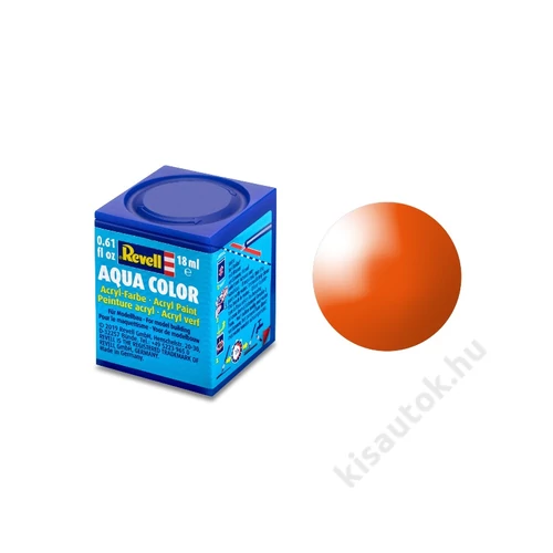 REV-36130 Revell Aqua 030 Narancs RAL 2004 fényes vízbázisú makett festék