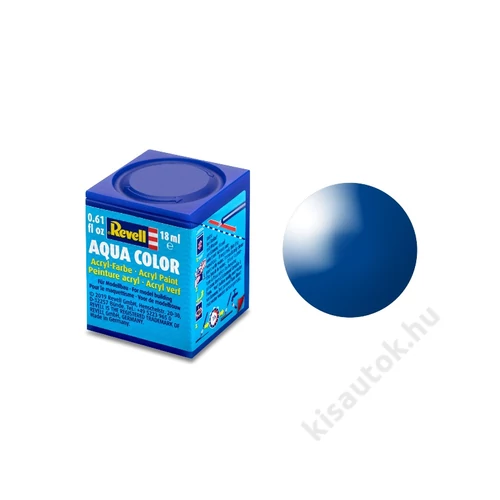 REV-36152 Revell Aqua 052 Kék RAL 5005 fényes vízbázisú makett festék