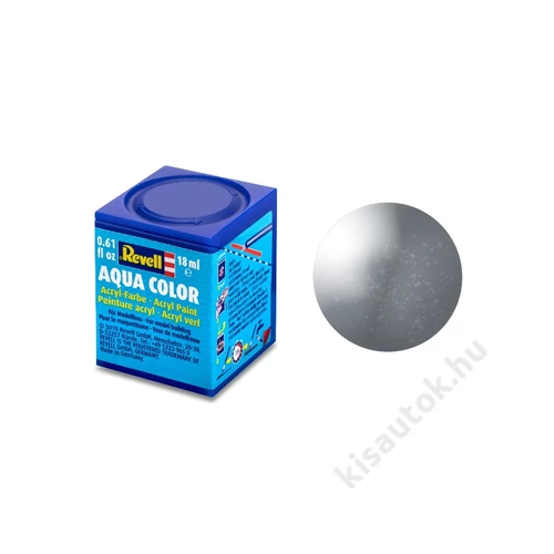 REV-36191 Revell Aqua 091 Vas fémes vízbázisú makett festék