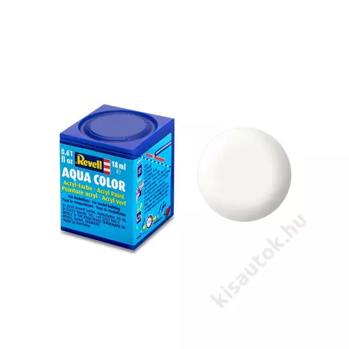 Revell Aqua 301 Fehér RAL 9010 selyemmatt vízbázisú makett festék