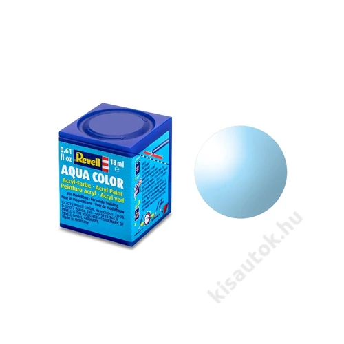 REV-36752 Revell Aqua 752 Kék átlátszó vízbázisú makett festék