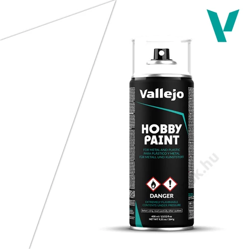 Vallejo 28010 Fehér festékspray 400ml