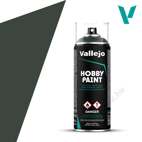 Vallejo 28026 Sötétzöld festékspray 400ml
