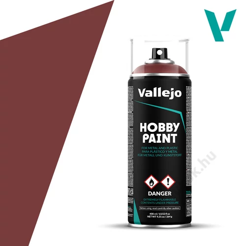 Vallejo 28029 Sötétvörös festékspray 400ml