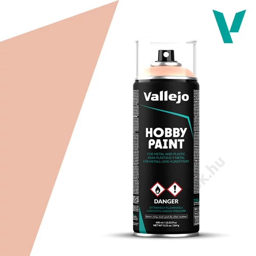 Vallejo 28024 Sápadt borszín alapozó festékspray 400ml