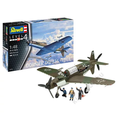 Revell 1:48 Dornier Do 335 "Pfeil" repülő makett