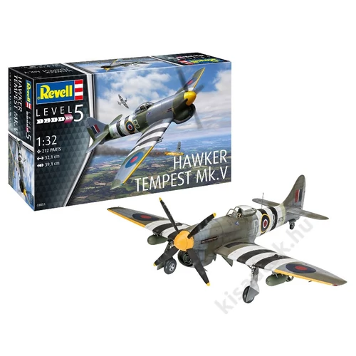 REV-3851 Revell 1:32 Hawker Tempest V makett repülo
