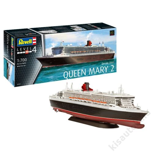 Revell 1:700 Queen Mary 2 Ocean Liner hajó makett