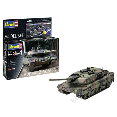 REV-63281 Revell 1:35 Leopard 2 A6/A6NL makett szett kiegészítokkel