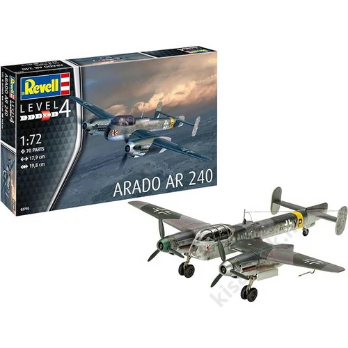 REV-3798 Revell 1:72 Arado AR-240 repülő makett