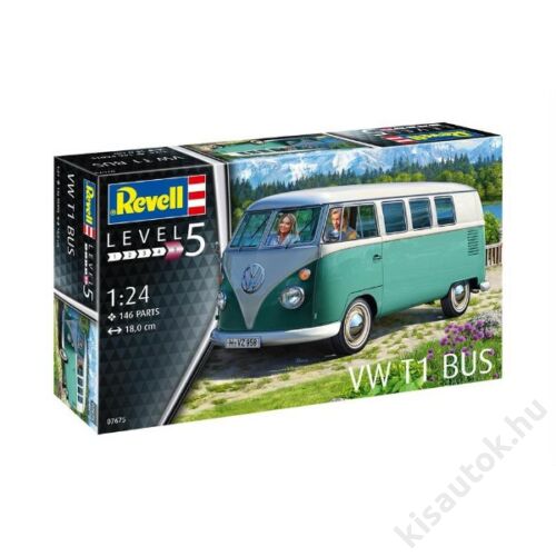 Revell 1:24 VW T1 Bus autó makett