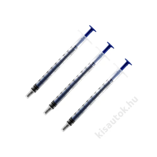 Modelcraft 3 darab precíziós fecskendo (1 ml)
