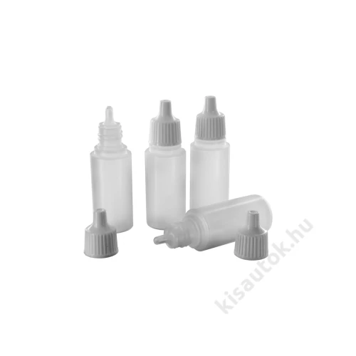 MUANYAG 4 darab cseppentos palack 17ml-es
