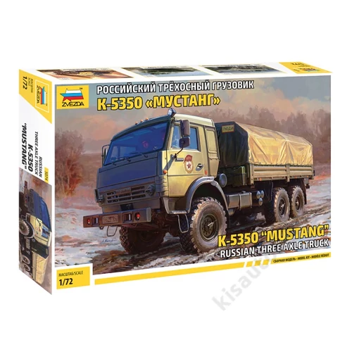 Zvezda 1:72 Kamaz Mustang Truck makett kamion