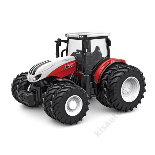 KORODY Távirányítós traktor 20cm ikerkerékkel piros